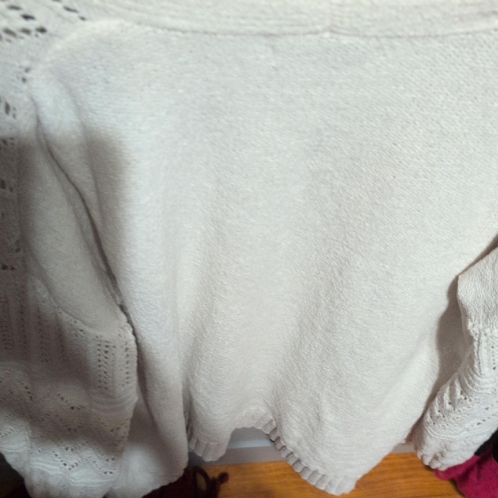 Forever 21 Ivory Knit Cardigan - Picture 3 of 5